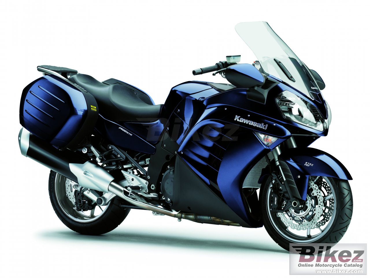 Big Kawasaki 1400 gtr picture and wallpaper from Bikez.com